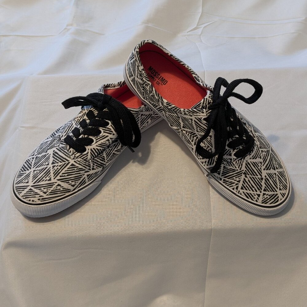 Mossimo Supply Co. Black And White Print Shoes